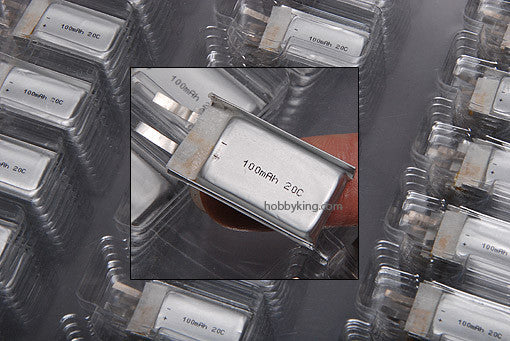 ZIPPY 100mAh 20C Single Cell