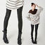 3XL Women‘s Shaping Leather Leggings Winter Warm Thick Velvet Matte Pencil Pants