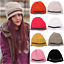 Womens Warm Winter Braided Crochet Knit Baggy Slouchy Beanie Ski Hat Cap Beret