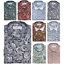 Mens 100% Cotton Regular Classic Fit Printed Paisley Floral Shirts S M L XL 4XL