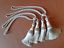 Pair of Tassel Curtain Rope Tie Backs & Hooks