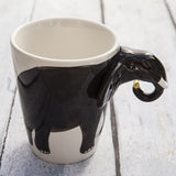 3D Hand Painted Animal Design Tea Coffee Ceramic Mugs