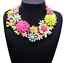 Fashion Charm Pendant Chain Crystal Jewelry Choker Chunky Statement Bib Necklace