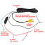 7" LCD Screen Car Rear View Backup Parking Mirror Monitor + Camera Night Vision