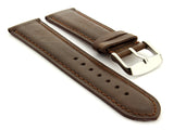 Genuine Leather Watch Strap Band TWISTER Mens Stainless Steel Buckle