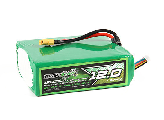 Multistar High Capacity Lightweight 8S 12000mAh 2C Multi-Rotor Lipo Pack