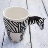3D Hand Painted Animal Design Tea Coffee Ceramic Mugs