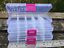 3 SET x 10 COMPARTMENT SMALL ORGANISER STORAGE PLASTIC BOX CRAFT NAIL FUSE BEADS