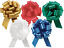 25 PULL BOWS 5"  *Shimmery Satin* RED GOLD, GREEN, WHITE BLUE Gift Wrap
