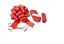 25 PULL BOWS 5"  *Shimmery Satin* RED GOLD, GREEN, WHITE BLUE Gift Wrap