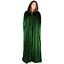 Cloak Hooded Velvet Cape Adult Medieval Costume Halloween Fancy Dress