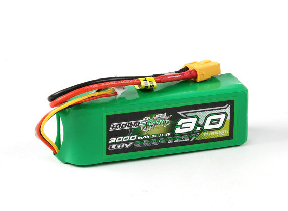 Multistar LiHV High Capacity 3000mAh 3S Multi-Rotor Lipo Pack