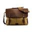 Style Men's Canvas Shoulder Casual School Military Messenger Travel Bag