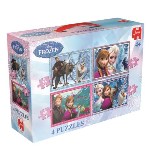 Jumbo Disney Frozen 4 in 1 Puzzle