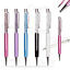 5 Colors Quality Amazing Crystal Ballpoint Pen Filled with Crystal Elements Gift