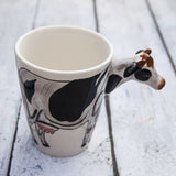 3D Hand Painted Animal Design Tea Coffee Ceramic Mugs