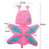 Newborn Baby Girl Boy Crochet Knit Costume Photo Photography Prop Hats Outfits