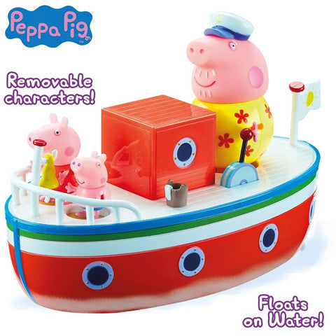 Playep Toys Peppa Pig Grandpa Pigs Holiday Boat