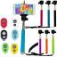 1 SELFIE STICK MONOPOD BLUETOTH CAMERA SHUTTER REMOTE FOR MOBILE iPHONE SAMSUNG