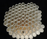 6.875" LONG HIGH PURITY SINGLE BORE ALUMINA CERAMIC TUBE REFRACTORY No.: 255