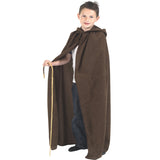 Children’s Boys Girls Kids Cloak Robe Cape Hood Shepherds Halloween Fancy Dress