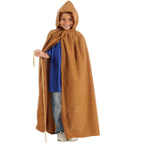 Children’s Boys Girls Kids Cloak Robe Cape Hood Shepherds Halloween Fancy Dress