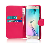 Slim & Smart LEATHER WALLET Magnetic FLIP CASE COVER FOR Samsung Galaxy S6