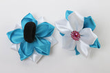 Handmade hair accessories kanzashi flowers hair ties flower hair accessories