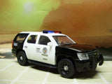 1:32 LAPD Los Angeles Chevy Tahoe working lights police car diecast