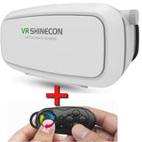 Universal 3D Virtual Reality VR SHINECON Game/Movie Cardboard Glasses+Gamepad w