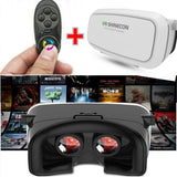 Universal 3D Virtual Reality VR SHINECON Game/Movie Cardboard Glasses+Gamepad w