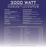 3000w/6000w Power Inverter DC-AC Power Converter