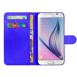 Samsung Phone Case Cover PU Leather Magnetic Book Flip Wallet For S6 & S6 Edge