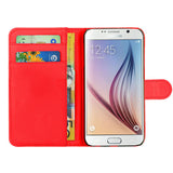 Samsung Phone Case Cover PU Leather Magnetic Book Flip Wallet For S6 & S6 Edge