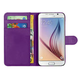 Samsung Phone Case Cover PU Leather Magnetic Book Flip Wallet For S6 & S6 Edge