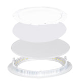 10pcs 12W Round LED Recessed Ceiling Panel Down Lights Bulb Lamp For Indoor Home