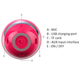 Bluetooth Wireless Boombox Stereo Handsfree Portable Bass Speaker for Smartphone