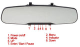 Car Rearview Mirror Vehicle DVR Video Night Vision Car Camera Dash Cam Recorder
