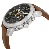 Fossil Grant Chronograph Leather Mens Watch | Multiple Colors