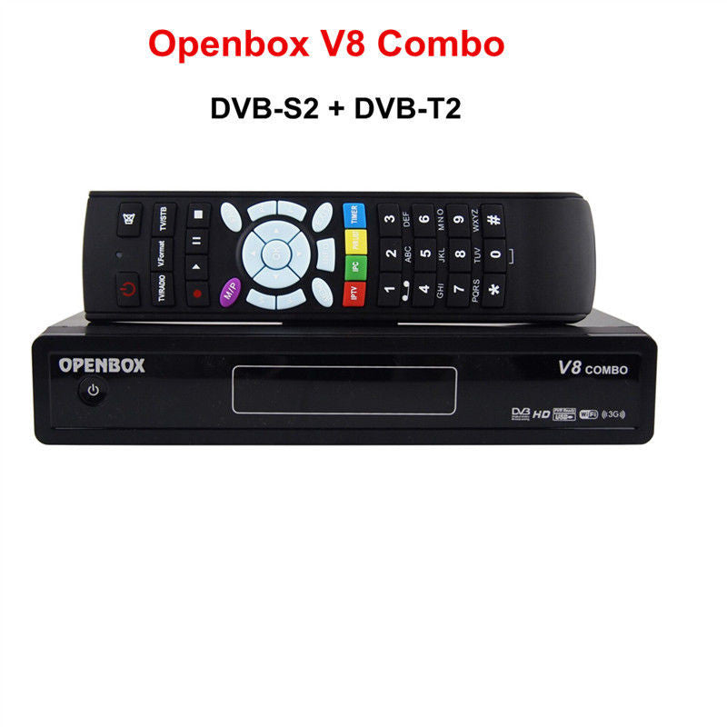 Genuine Openbox V8 COMBO HD Satellite FTA Reciver (DVBS2 + DVBT) HD Set Top Box