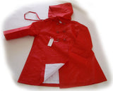 Shower-resistant double-breasted Hooded COAT