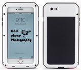 Shockproof Aluminum Glass Metal Case Cover for iPhone 5s 6 & 6 Plus