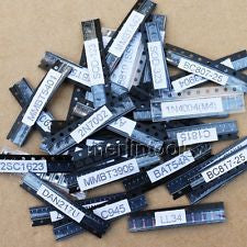 350Pcs 35 Value SMD Transistor Rectifier Switching Schottky Diode Assortment Kit