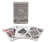 1 Deck Bicycle SteamPunk Silver Standard Poker Playing Cards