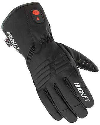 Joe Rocket Burner Heated Rechargeable Motorcycle Winter Gloves LARGE Black