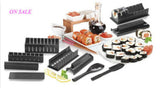 Sushi Maker Kit Rice Roll Mold Kitchen DIY Easy Chef Set Mould Roller Cutter