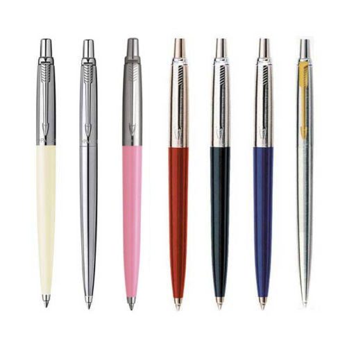Parker Jotter Standard Ballpoint Ball Pen Stainless Steel Red Black Blue Pink