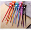 New Pretty Bear Rubber Children training chopsticks randomization sent 1pairs