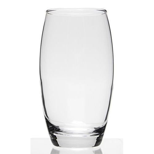 Set of 6 Large Clear Glass Water/Beverage Glasses, 17oz New