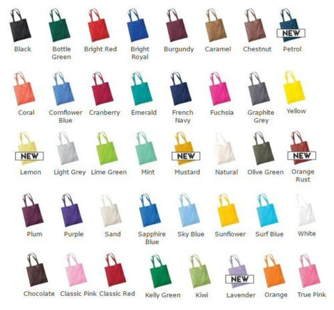 NEW COTTON SHOULDER TOTE SHOPPING BAGS LIGHT CANVAS SHOULDER STRAP 30 COLOURS